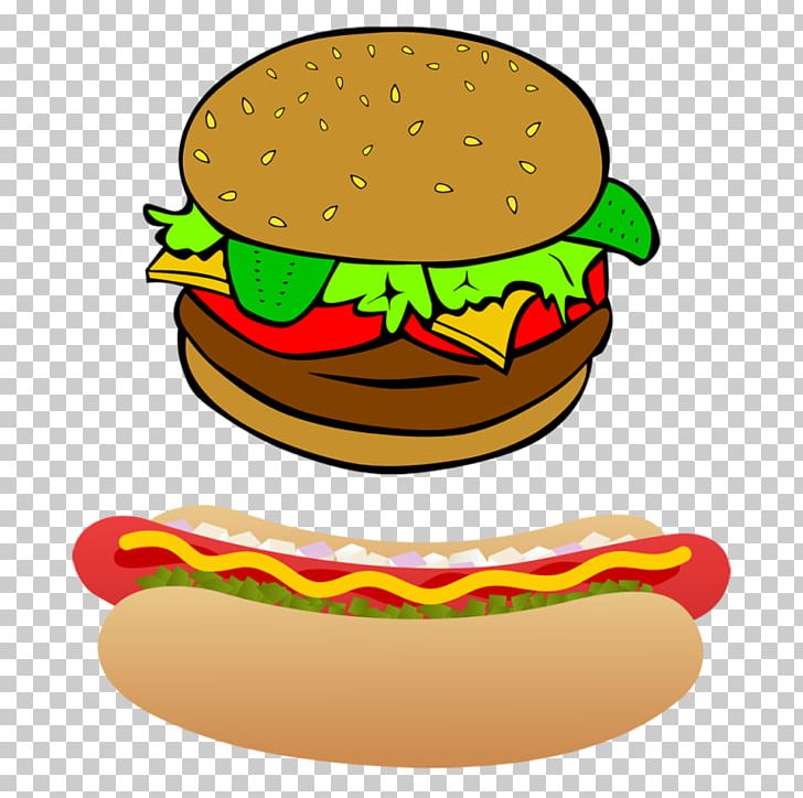 Hamburger Hot Dog French Fries Cheeseburger Fast Food PNG, Clipart, Artwork, Bun, Cheeseburger, Cheeseburger, Cuisine Free PNG Download
