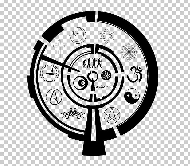 Omnism Religion Symbol Belief Truth PNG, Clipart, Belief, Black And White, Christianity, Circle, Clock Free PNG Download