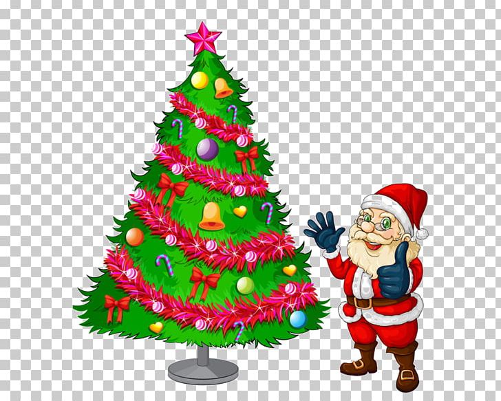 Santa Claus Christmas Tree PNG, Clipart, Christmas Card, Christmas Decoration, Christmas Frame, Christmas Lights, Creative Christmas Free PNG Download