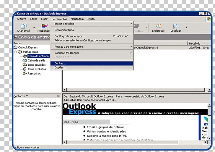 Computer Program Outlook Express 6 Outlook 98 Microsoft Outlook PNG, Clipart, Brand, Computer, Computer Program, Computer Software, Diagram Free PNG Download