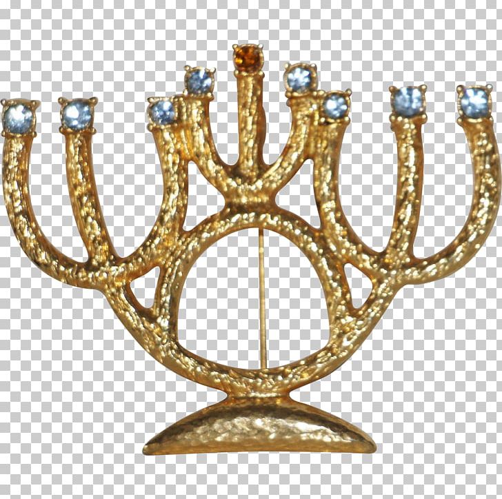 Jewellery Metal Gold Brass Menorah PNG, Clipart, Brass, Brooch, Candle, Candle Holder, Candlestick Free PNG Download