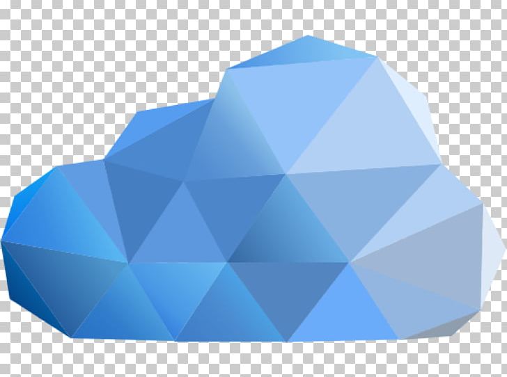 Low Poly Polygon 3D Computer Graphics PNG, Clipart, 3d Computer Graphics, Angle, Blue, Cloud, Cloud Icon Free PNG Download