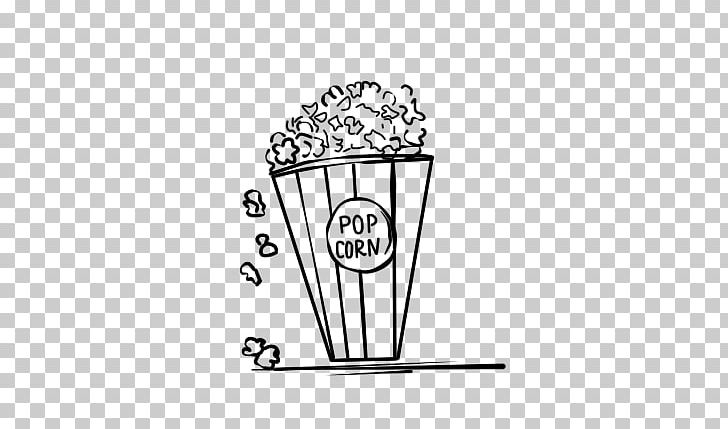 Popcorn Drawing Line Art Cinema PNG, Clipart, About, Angle, Area, Art Cinema, Black And White Free PNG Download