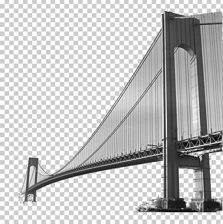 Verrazano-Narrows Bridge New York City Marathon Bridge–tunnel Beam Bridge PNG, Clipart, Angle, Beam Bridge, Black And White, Bridge, Cable Stayed Bridge Free PNG Download