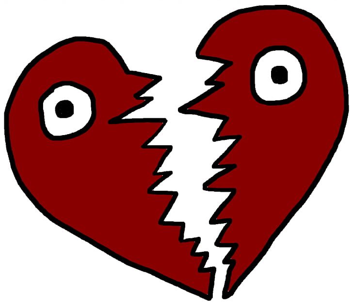 Broken Heart PNG, Clipart, Area, Artwork, Beak, Breakup, Broken Heart Free PNG Download