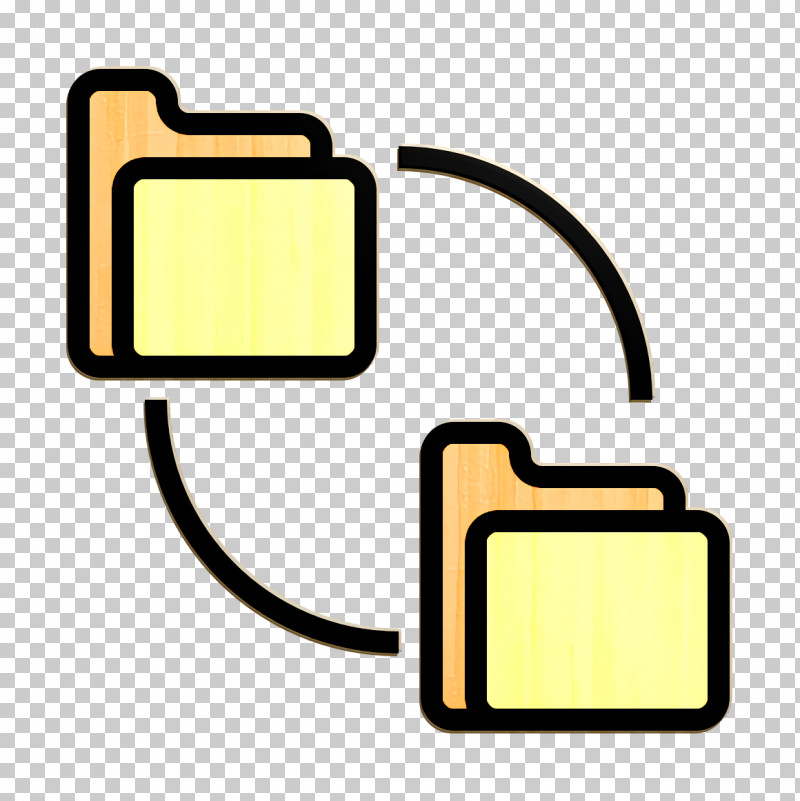 Files And Folders Icon Folders Icon Folder And Document Icon PNG, Clipart, Files And Folders Icon, Folder And Document Icon, Folders Icon, Line, Yellow Free PNG Download
