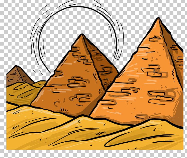Egyptian Pyramids Pyramid Of The Sun Ancient Egypt Euclidean PNG, Clipart, Art, Desert, Download, Drawing, Egypt Free PNG Download