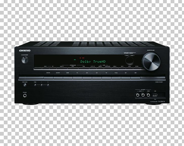 AV Receiver Onkyo TX-NR414 Home Theater Systems Onkyo HT-RC460 PNG, Clipart, 51 Surround Sound, Amplifier, Audi, Audio, Audio Equipment Free PNG Download