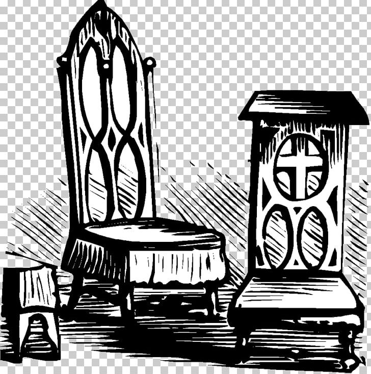 Chair Furniture Public Domain PNG, Clipart, Art, Black And White, Cartoon, Chair, Download Free PNG Download