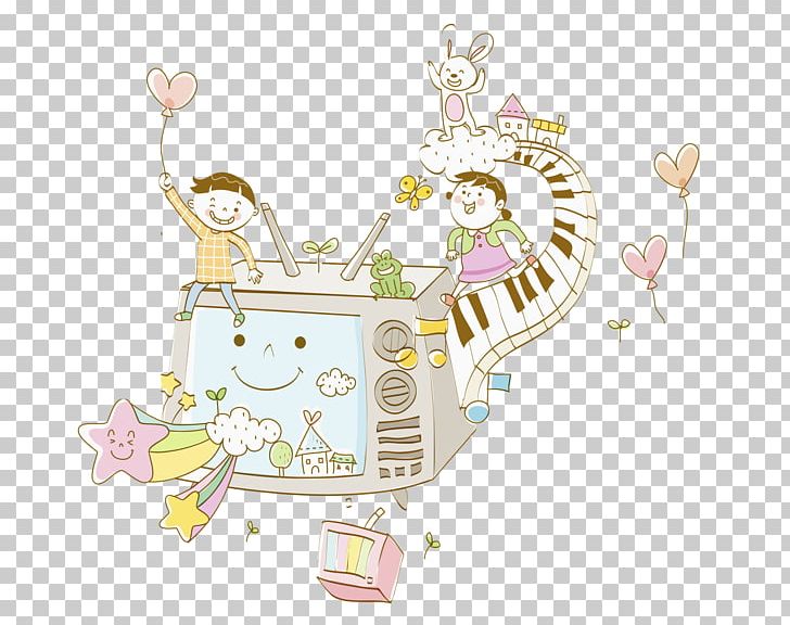 Television Stock Photography Illustration PNG, Clipart, Balloon, Blackandwhite, Cute, Cute Animal, Cute Animals Free PNG Download