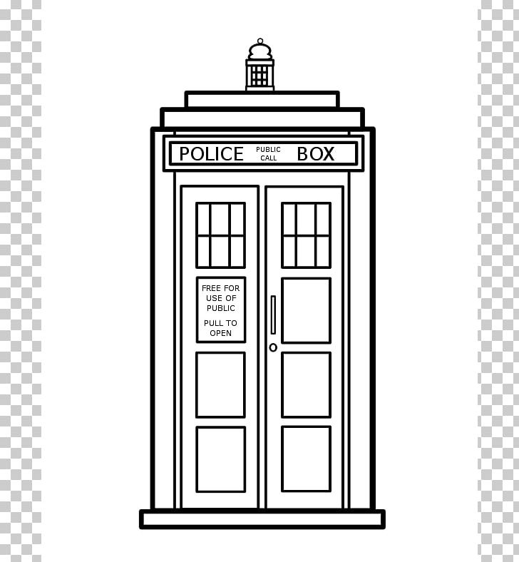 The Three Doctors TARDIS Coloring Book Page PNG, Clipart, Adult, Angle, Area, Black And White, Book Free PNG Download