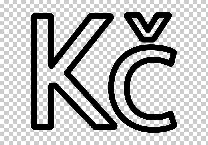 Czech Republic Czech Koruna Currency Symbol Norwegian Krone PNG, Clipart, Angle, Area, Black And White, Brand, Computer Icons Free PNG Download