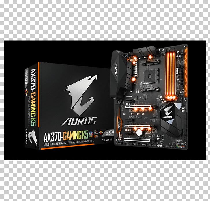 Socket AM4 Motherboard Gigabyte Technology ATX Gigabyte GA-AX370-Gaming 5 PNG, Clipart, Advanced Micro Devices, Central Processing Unit, Computer Component, Computer Hardware, Cpu Free PNG Download