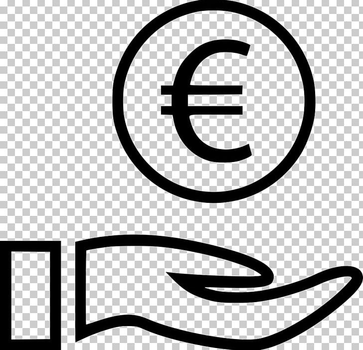 Computer Icons Euro Sign Money PNG, Clipart, Area, Black And White, Brand, Circle, Coin Free PNG Download