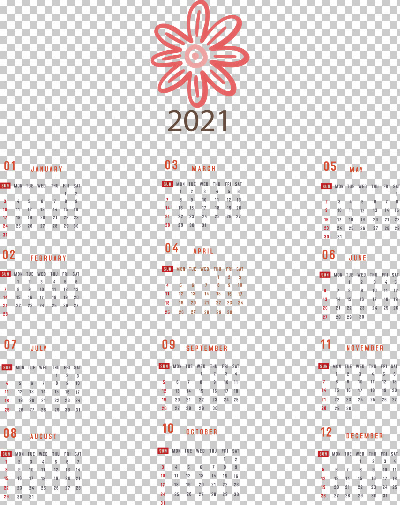 Printable 2021 Yearly Calendar 2021 Yearly Calendar PNG, Clipart, 2021 Yearly Calendar, Calendar System, Meter Free PNG Download