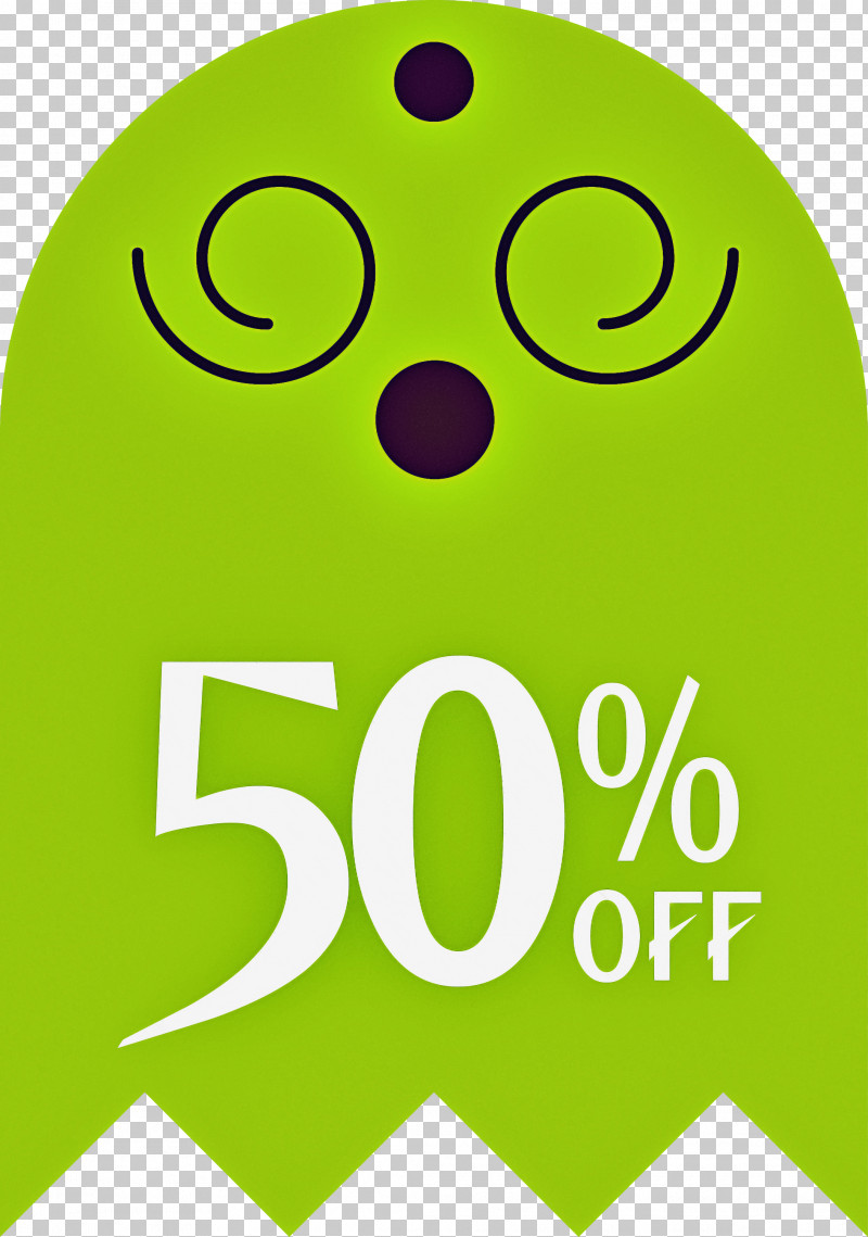 Halloween Discount Halloween Sales 50% Off PNG, Clipart, 50 Discount, 50 Off, Area, Green, Halloween Discount Free PNG Download
