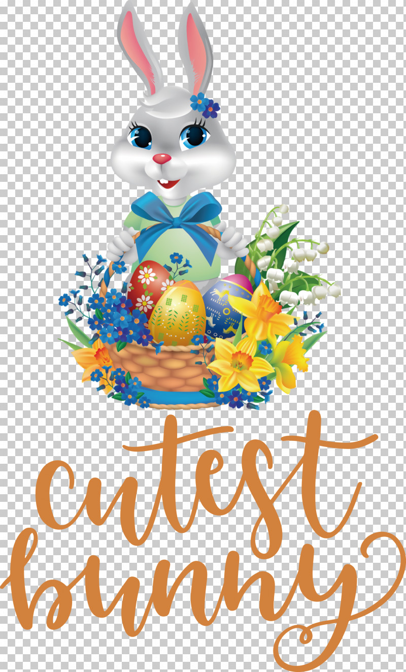 Cutest Bunny Happy Easter Easter Day PNG, Clipart, Cutest Bunny, Easter Basket, Easter Bunny, Easter Day, Easter Egg Free PNG Download