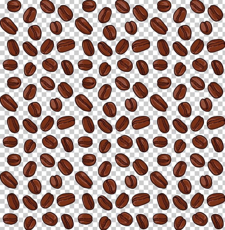 Iced Coffee Cafe Coffee Bean Pattern PNG, Clipart, Background, Beans Vector, Brown, Coffea, Coffee Free PNG Download