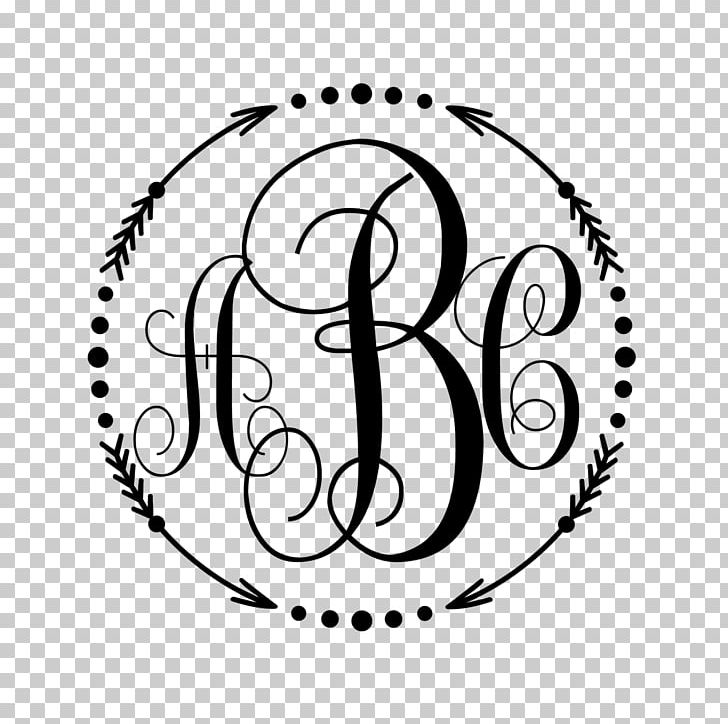 T-shirt Monogram Decal Arrow Initial PNG, Clipart, Area, Arrow, Art, Black, Black And White Free PNG Download