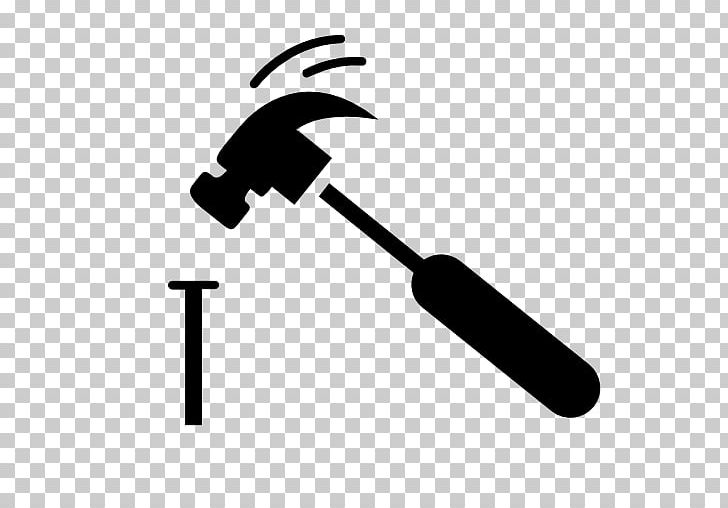 Hammer Nail Computer Icons PNG, Clipart, Angle, Black And White, Computer Icons, Encapsulated Postscript, Flat Design Free PNG Download