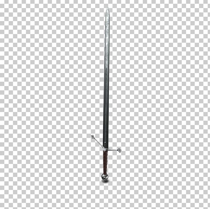 Knightly Sword Middle Ages PNG, Clipart, Angle, Baskethilted Sword, Black And White, Broadsword, Cold Weapon Free PNG Download