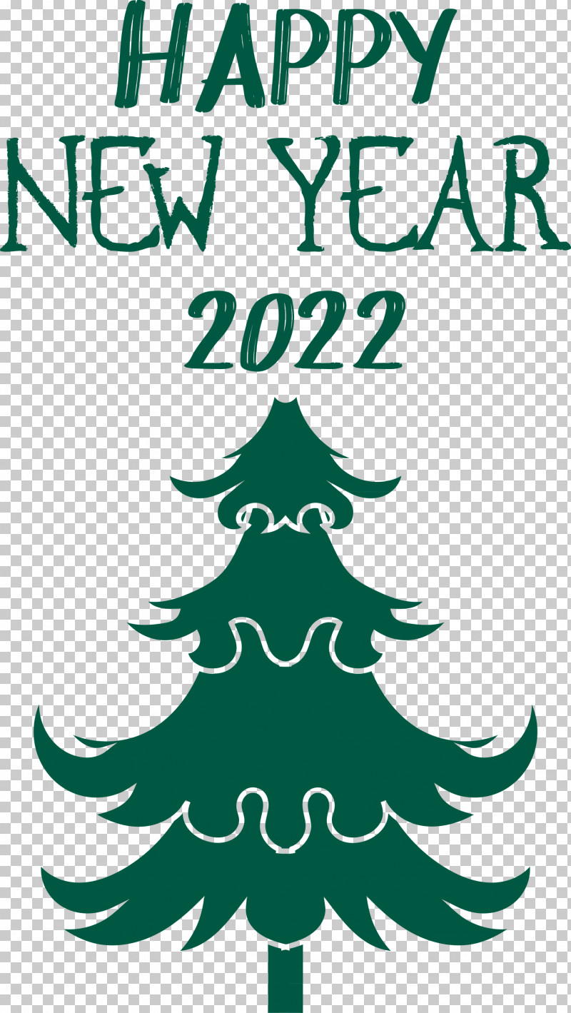 Happy New Year 2022 2022 New Year 2022 PNG, Clipart, Christmas Day, Christmas Tree, Flower, Leaf, Line Free PNG Download