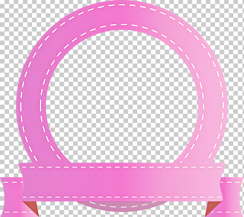 Emblem Ribbon PNG, Clipart, Circle, Emblem Ribbon, Magenta, Picture Frame, Pink Free PNG Download