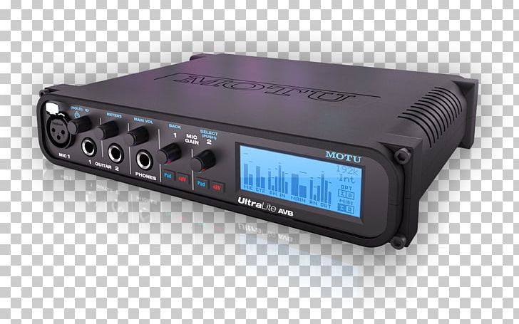 Digital Audio Microphone MOTU Ultralite AVB 18 X 18 Audio Video Bridging Mark Of The Unicorn PNG, Clipart, Audio Equipment, Audio Signal, Computer, Digital Audio, Electronic Device Free PNG Download