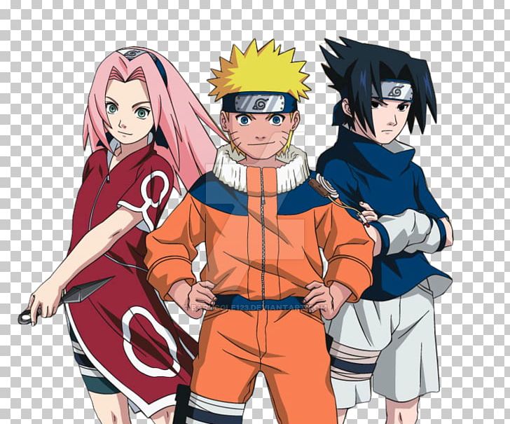 Drawing Kakashi, Naruto, Sasuke and Sakura [NARUTO] 