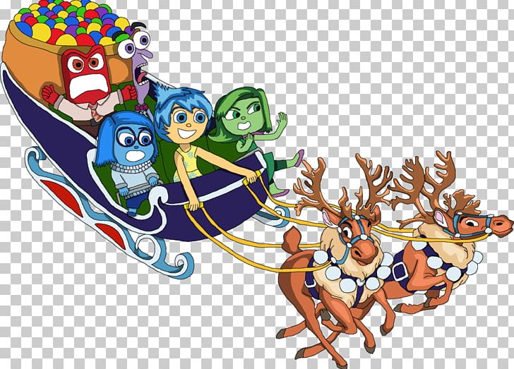 Bing Bong Christmas Reindeer PNG, Clipart, Animated Film, Art, Bing Bong, Cartoon, Character Free PNG Download