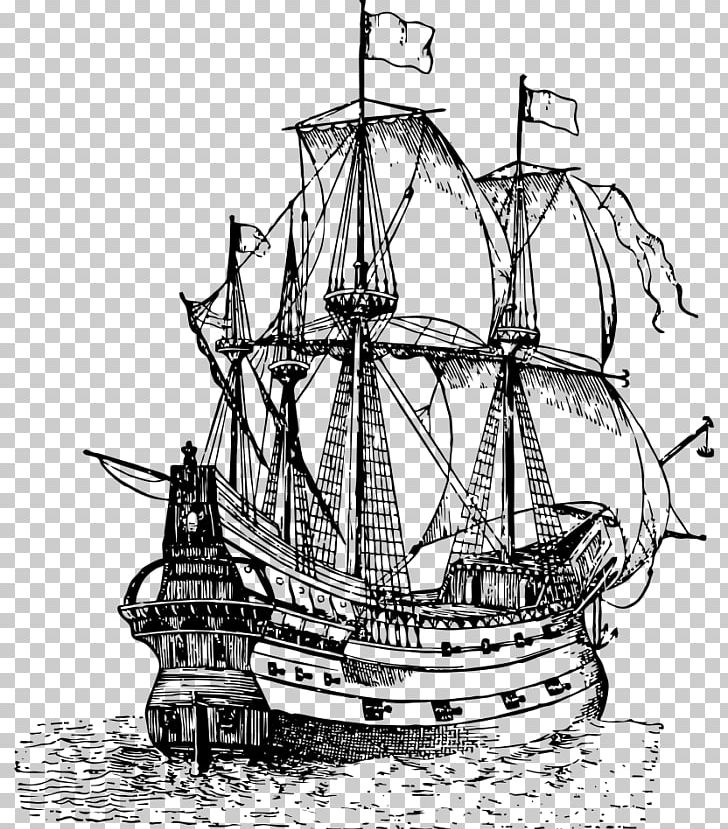 Galleon Drawing Sailing Ship Boat PNG, Clipart, Black Pearl, Boat, Brig, Caravel, Carrack Free PNG Download