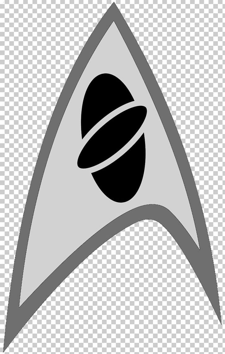 Starfleet Star Trek Science Symbol PNG, Clipart, Angle, Badge, Black And White, Education Science, Logo Free PNG Download
