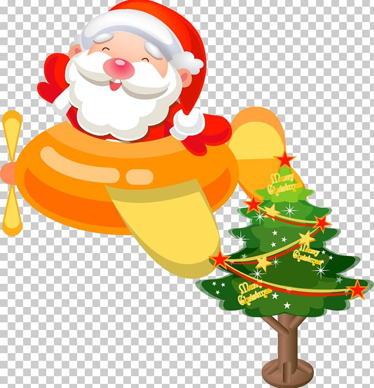 Santa Claus Airplane Christmas Gift Icon PNG, Clipart, Art, Ball, Broadcast, Car, Cartoon Christmas Element Free PNG Download