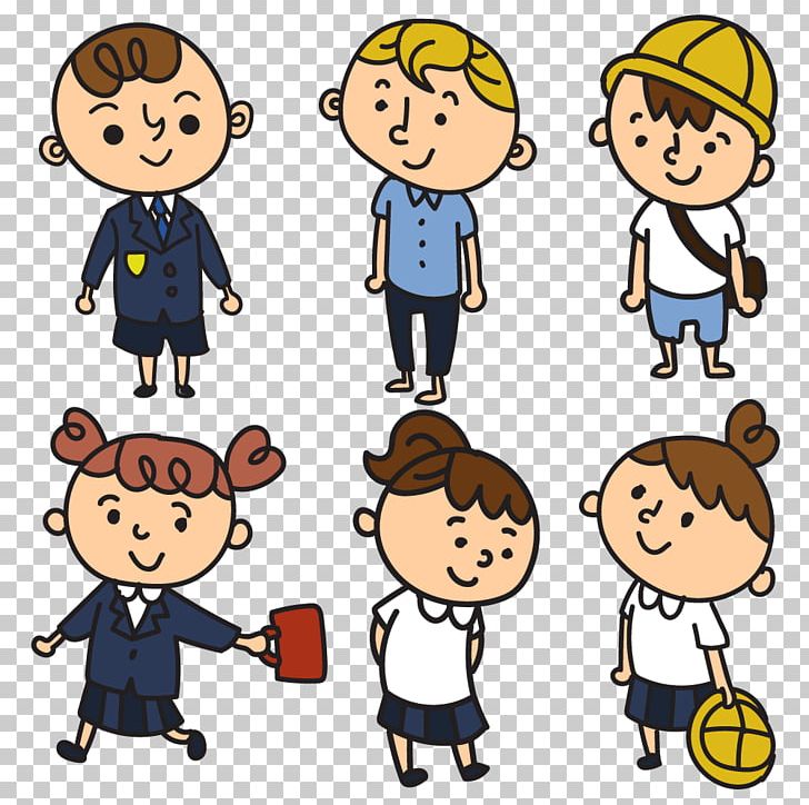 Student Cartoon Uniform Illustration PNG, Clipart, Area, Back To, Boy, Child, Conversation Free PNG Download