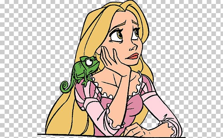 Rapunzel YouTube Tangled: The Video Game PNG, Clipart, Arm, Artwork, Black And White, Cartoon, Cheek Free PNG Download