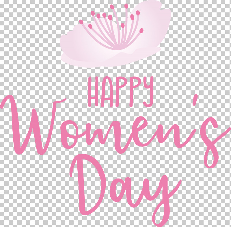 Happy Women’s Day PNG, Clipart, Flower, Geometry, Line, Logo, Mathematics Free PNG Download