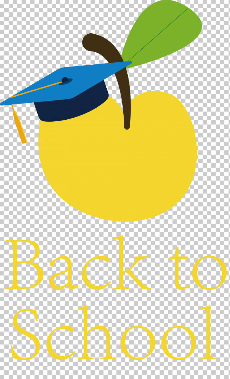Back To School PNG, Clipart, Back To School, Leaf, Logo, Meter, Yellow Free PNG Download