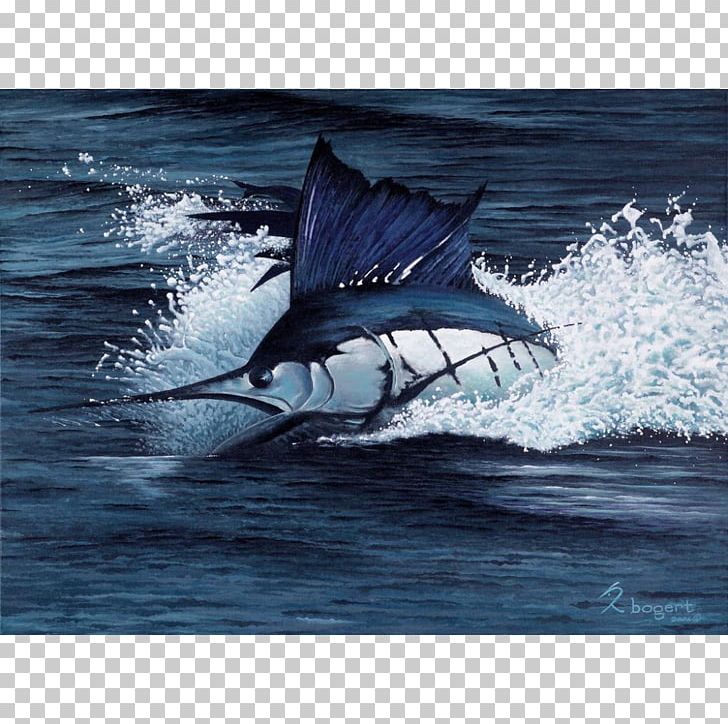Swordfish Richard Bogert LLC Painting Sailfish White Marlin PNG, Clipart, Art, Artist, Atlantic Blue Marlin, Billfish, Bony Fish Free PNG Download