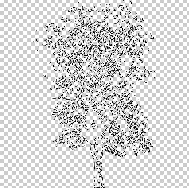 Twig Tree .dwg Computer-aided Design Point PNG, Clipart, Architectural Drawing, Area, Black And White, Branch, Computeraided Design Free PNG Download