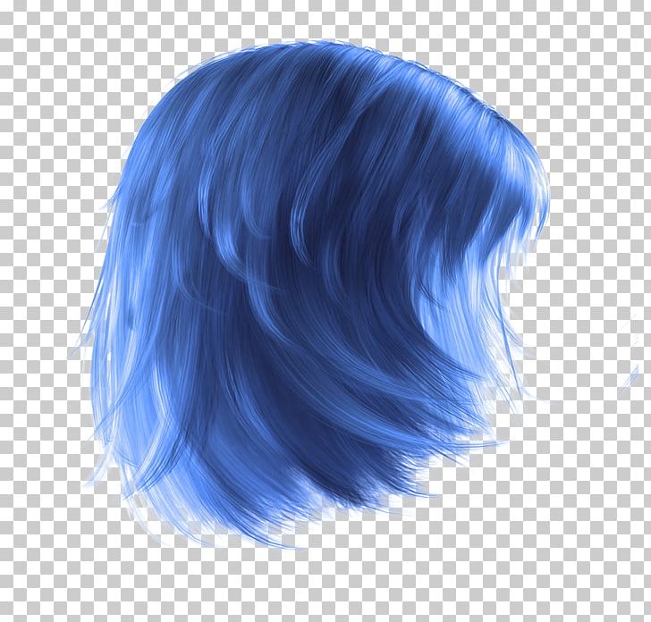 Wig PhotoScape GIMP PNG, Clipart, Black Hair, Blue, Electric Blue, Gimp, Hair Coloring Free PNG Download