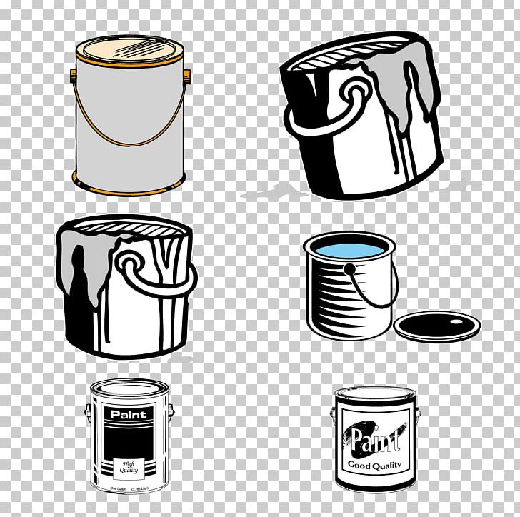 Paint Barrel Bucket PNG, Clipart, Barrel, Black And White, Brand, Cartoon, Collection Free PNG Download