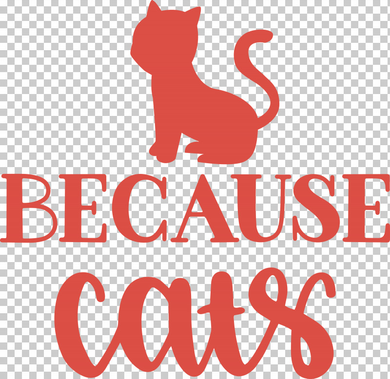 Because Cats PNG, Clipart, Banco Azteca, Cat, Catlike, Logo, Red Free PNG Download