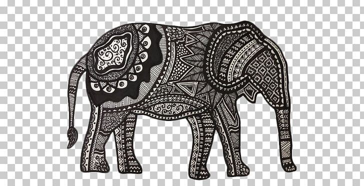Indian Elephant African Elephant Drawing PNG, Clipart, African Elephant, Animals, Art, Asian Elephant, Black And White Free PNG Download