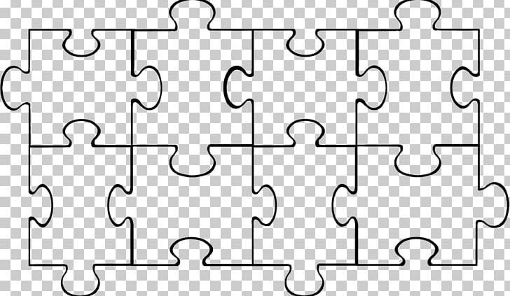 Jigsaw Puzzle Coloring Book PNG, Clipart, Angle, Area, Black And White, Circle, Clip Art Free PNG Download