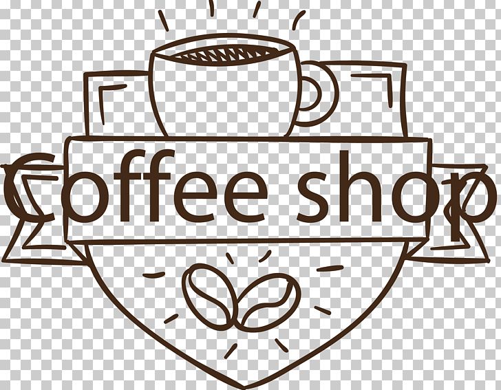 Coffee Shop Label PNG, Clipart, Area, Brand, Cafe, Clip Art, Coff Free PNG Download