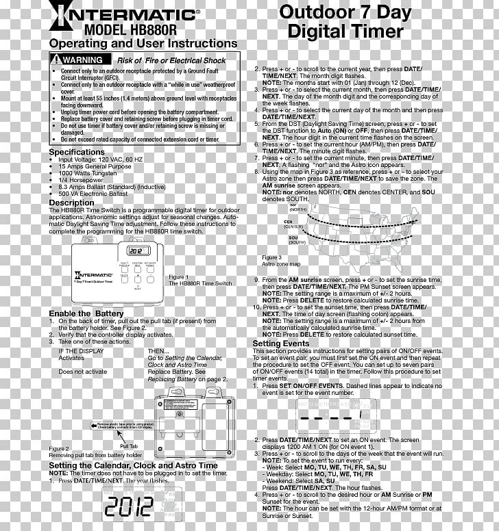 Landscape Lighting Time Switch Timer PNG, Clipart, Ac Power Plugs And Sockets, Area, Black And White, Document, Electrical Switches Free PNG Download