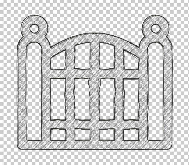 Gate Icon City Elements Icon PNG, Clipart, Black, Black And White, Car, Chemical Symbol, Chemistry Free PNG Download