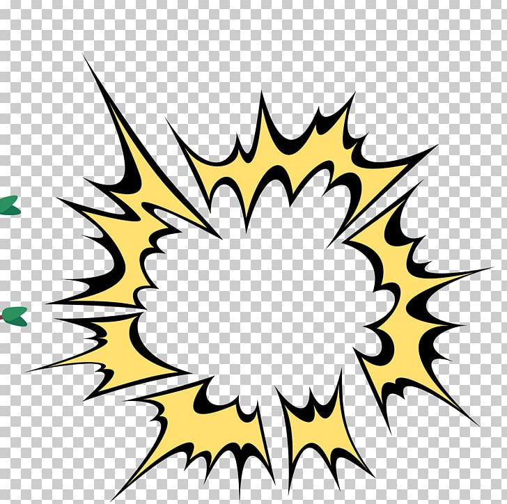 Speech Balloon Cartoon Explosion PNG, Clipart, Area, Black And White, Circle, Color Explosion, Comics Free PNG Download