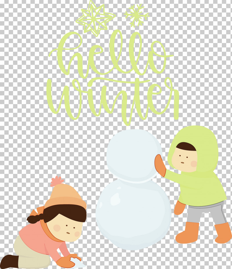 Character Cartoon Happiness Yellow Meter PNG, Clipart, Behavior, Cartoon, Character, Happiness, Hello Winter Free PNG Download