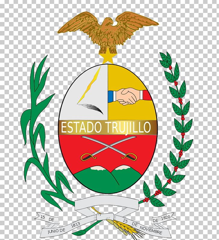 Escudo De Armas Del Estado Trujillo State Of Venezuela Coat Of Arms Of Venezuela Meaning PNG, Clipart, Artwork, Beak, Coat Of Arms, Coat Of Arms Of Venezuela, Crest Free PNG Download